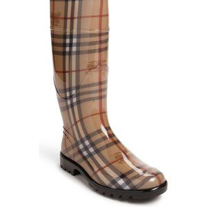 Burberry Rain Boot House Check Pattern